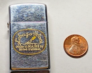 VINTAGE SEBAGO JOES SCHLANKES ZIPPO-FEUERZEUG HERGESTELLT IN MAINE VON ERFAHRENEN HANDWERKERN REPARATUR - Bild 1 von 13