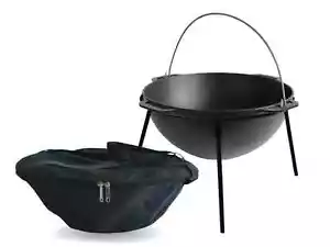 Asian cast iron cauldron 2.11 gl with stand and cover .Kazan.Казан.WOK - Picture 1 of 5