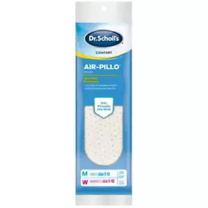 Dr. Scholl's Comfort AIR-PILLO Insoles M Size 7-13 W Size 5-10 1 Pair Pack of 6 - Picture 1 of 3