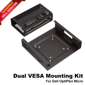 Dell Optiplex 3020 9020 Micro Dual VESA Mounting Kit 01C3XR 2CPFW NMGDM 1C3XR - Picture 1 of 15