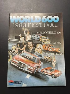 1983 World 600 Charlotte Motor Speedway race program - Picture 1 of 3