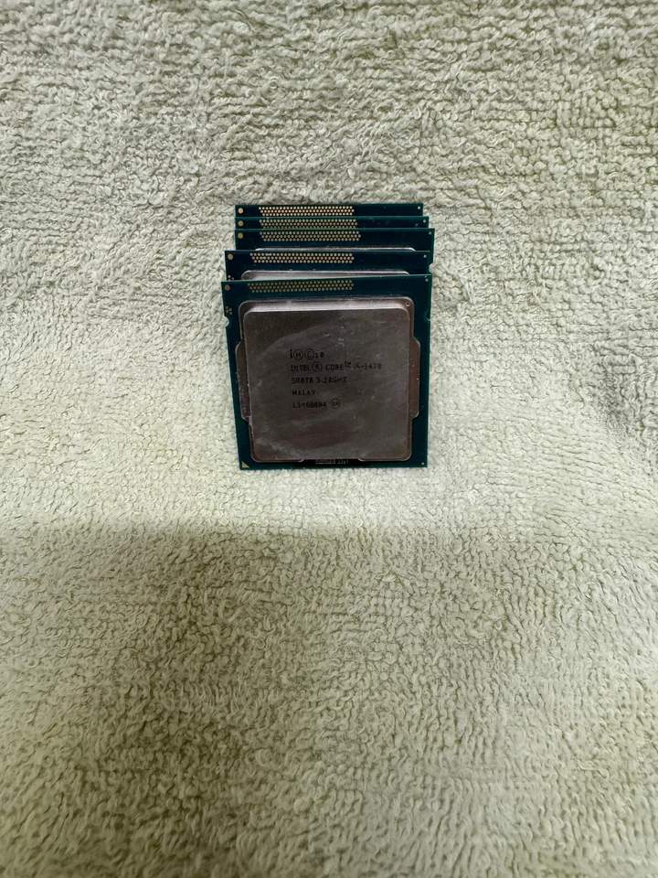 Lot of 5 Intel i5-3470 3.20GHz 4-Core 6MB CPU Processor | LGA1155 | SR0T8 - Image 1 of 1