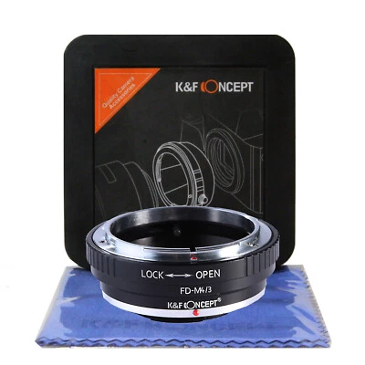 K&F Concept FD-M4/3 Adapter Canon FD Micro Four Thirds FD-MFT M43 Canon FD-M4/3 - Image 1 of 4