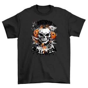 Halloween_274, funny t-shirt with Spooky Vibes! 100% Cotton, Unisex Printed Desi - Picture 1 of 46