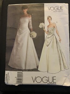 VESTIDO DE NOVIA MODELO DE MODA 2842 ORIGINAL DISEÑADOR MISS TALLAS 6 8 10 SIN CORTAR - Imagen 1 de 2