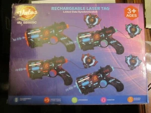VATOS RECHARGEABLE INFRARED LASER TAG,LINKED DATA SYNCHRONIZATION,BB6609C, SET 4 - Imagen 1 de 9