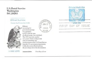 Tarjeta postal oficial UZ2 13c Aristocrat Cachets FDC - Imagen 1 de 1