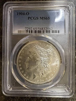 1904 O Morgan Silver Dollar PCGS MS-65 - Image 1 of 2
