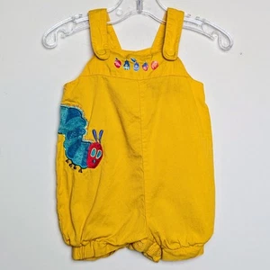 Vtg Carter's Eric Carle Hungry Caterpillar Bubble Romper Jumper 2002 Size 3-6 M - Picture 1 of 11