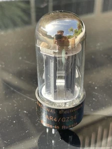 National Electronics 5AR4 GZ34 Made in Russia Vacuum Tube TV7 TESTED - Picture 1 of 7