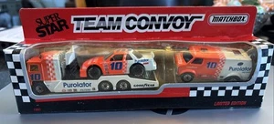 Matchbox Super Star Team Convoy Derrike Cope Purolator Racing 1/64 Vintage 1991 - Picture 1 of 3