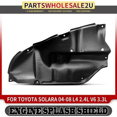 Right RH Lower Engine Splash Shield for Toyota Solara 2004-2008 L4 2.4L V6 3.3L - Image 1 of 4