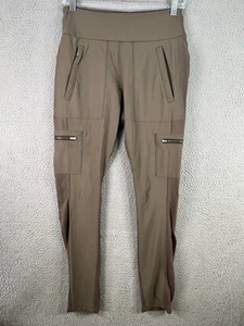 Athleta Headlands Hybrid Cargohose Damen 4 braune Leggings Reißverschlusstaschen Gym - Bild 1 von 10