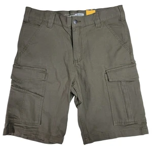 Corto de trabajo cargo de lona flexible resistente Carhartt BS3542-M para hombre ajuste relajado talla 32 - Imagen 1 de 4