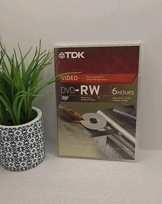 TDK DVD-RW 6 Hours 1-4x 4.7GB Rewritable - Single Pack - Image 1 of 3