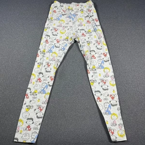 Peanuts Snoopy Charlie marron pyjama graphique pantalon de salon vêtements de nuit gris femme - Photo 1/6