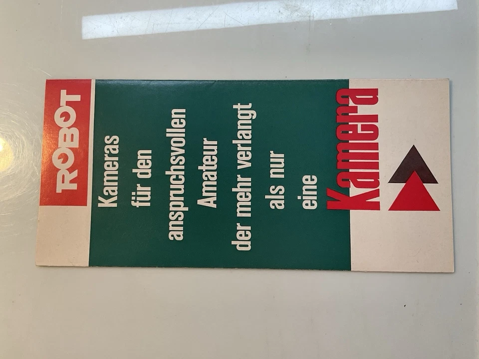 Robot Star 25 Kamera,ein Prospekt,Werbung Für Die Neuheit - Bild 1 von 2