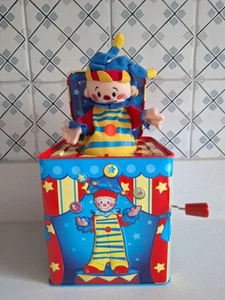 Silly Circus Jack in the Box - Schylling - Bufón - Hojalata - Juguete emergente - Imagen 1 de 16