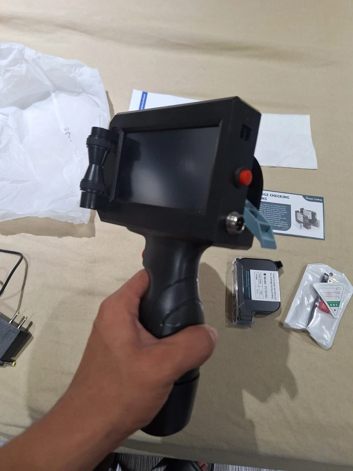 Impresora de inyección de tinta portátil Phezer P15 para cualquier superficie fecha código QR código de barras logotipo Foto 1 de 4