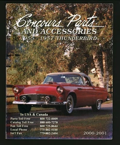Catálogo de accesorios de piezas Concours para Ford Thunderbird 1955-1957 2000-2001 - Imagen 1 de 2