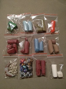 Bastel Set Fimo Knete Reste Schmuckherstellung - Bild 1 von 13