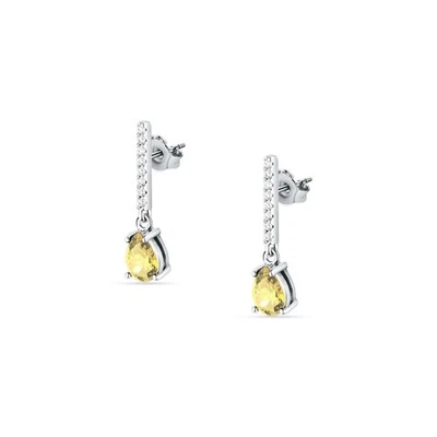 Pendientes para mujer Morellato Tesori plata 925 - piedra amarilla Foto 1 de 4