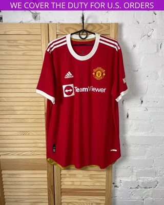 CAMISETA DE FUTBOL LOCAL MANCHESTER UNITED AUTÉNTICA 2021 2022 ADIDAS HOMBRE XL Foto 1 de 4