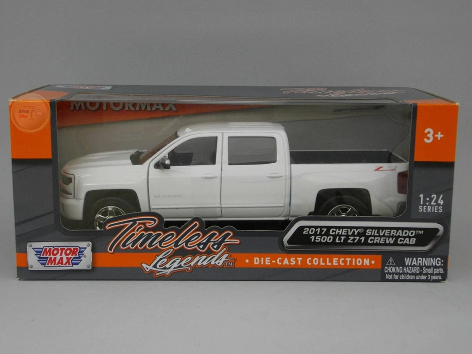 Chevrolet Silverado 1500 LT Z71 Crew Cab (2017) - Motormax 1:27 - MX79348WH - Immagine 1 di 1
