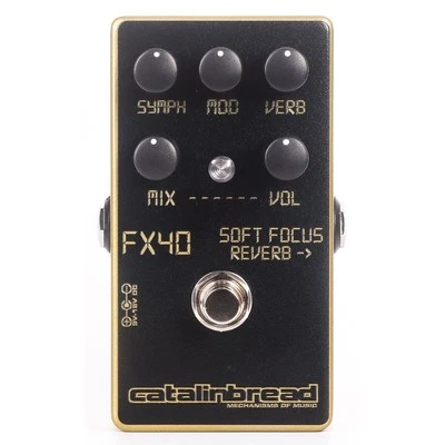 Used Catalinbread Limited Edition Soft Focus Reverb Pedal - Gold - Image 1 of 2