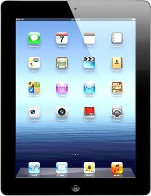 Apple iPad 4 schwarz Retina 9,7" 16GB WiFi+ Cellular schwarz Quad-Core 1GB Ram - Bild 1 von 4