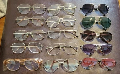 Lote De Colección De 15 Monturas De Gafas De Aviador Para Hombre Foto 1 de 4