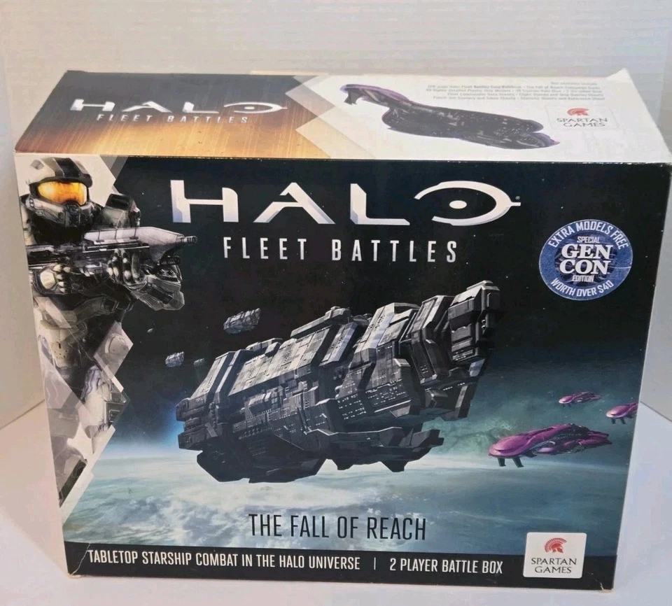 Halo Fleet Battles The Fall Of Reach 2 Player Battle Box Gen Con Edition Game - Image 1 of 4