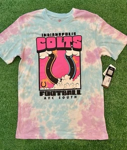NWT NFL Indianapolis ColtsTie Dye T-Shirt Youth L Graphic Tee Retro - Picture 1 of 6