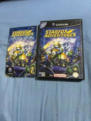 Starfox Adventures Nintendo Gamecube, 2002 BOX AND MANUAL ONLY - Image 1 of 3