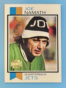 2001 Topps Archives Reprint #140 Joe Namath New York Jets - Picture 1 of 2