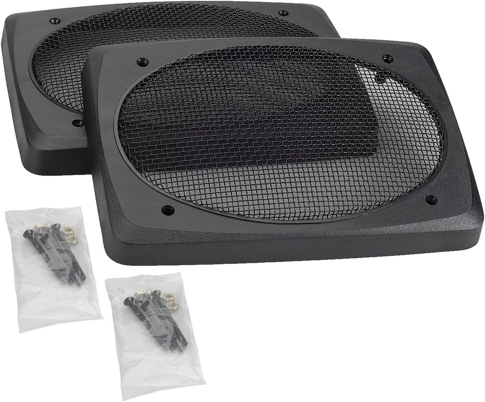 Magnadyne 6" X 9" Speaker Grills With Black Wire Mesh G69d