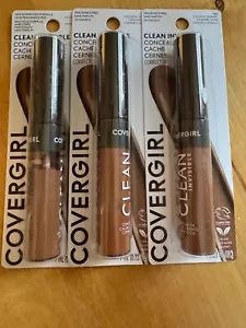 3) COVERGIRL CLEAN INVISIBLE CONCEALER #180 GOLDEN CARAMEL FRAGRANCE FREE - Picture 1 of 1
