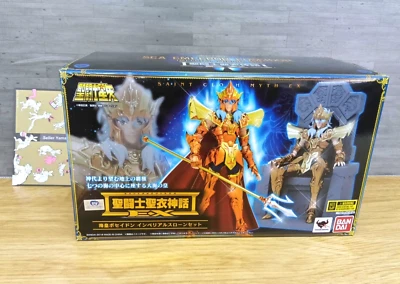 Saint Cloth Myth EX Saint Seiya Umisumeragi Poseidon Imperial Sloan set New - Image 1 of 4