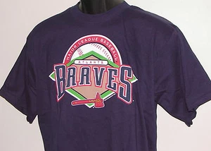 Camiseta de colección 1999 MLB Atlanta Braves jugador profesional nueva con etiquetas nueva stock antiguo tallas juveniles - Imagen 1 de 5