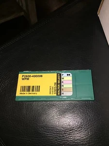 WALTER CARBIDE INSERTS QUANTITY 10 P2600 400006 WPM - Picture 1 of 2