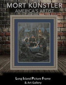 Mort Kunstler Brief von zu Hause signiert L/ED individuell gerahmter Druck - Bild 1 von 3