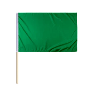 Promo Patriot's 24x30 Zoll mehrfarbige Rennflagge - 30 Zoll Holzstange, 200D Nylon - Bild 1 von 11