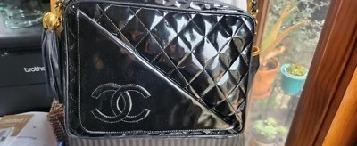 Chanel vintage patent leather camera tassel crossbody bag - Image 1 of 4