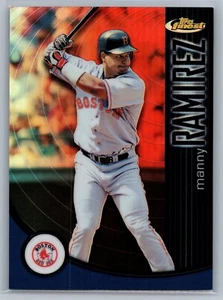 /499 2001 Topps Finest - Manny Ramirez #110 Refractor - NM-MT *TEXCARDS* - Bild 1 von 2