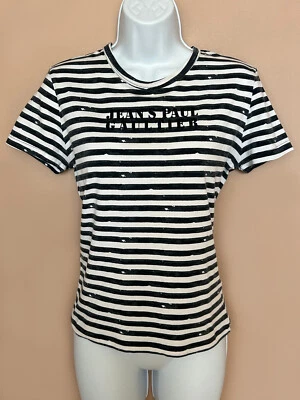 Teeshirt rayé unisexe vintage  Jean-Paul Gaultier, taille XL - Photo 1/4