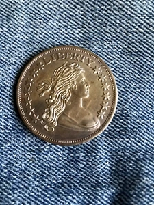 One Troy Ounce .999 Fine Silver Coin - "Liberty". Photo's of actual coin! - Picture 1 of 4