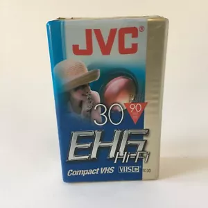 JVC VHS C Compact VHS Tape EHG Hi Fi TC-30 EHGDU 30-90 Minute Tape SEALED NEW - Picture 1 of 9
