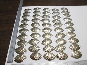 LOT OF 50 - OLYMPIC BLADES #3 - HAMMERED NICKEL FINISH - STAINLESS STEEL **** - Picture 1 of 6
