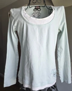 Harley Davidson Damen Top~Black Hills~Rapid City, SD~unmarkierte Größe~blau - Bild 1 von 11