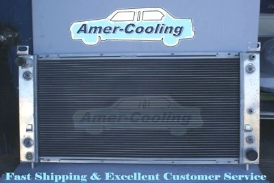 Radiador de aluminio para Chevy Tahoe Silverado 1500 2500 HD GMC Sierra Yukon 2002 Foto 1 de 4